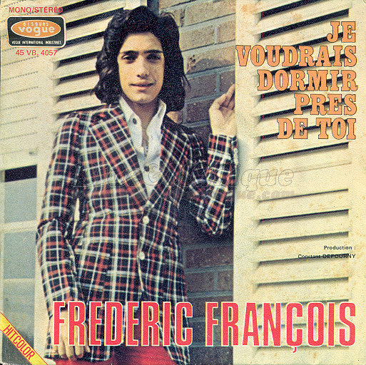 Frédéric François - Je voudrais dormir près de toi