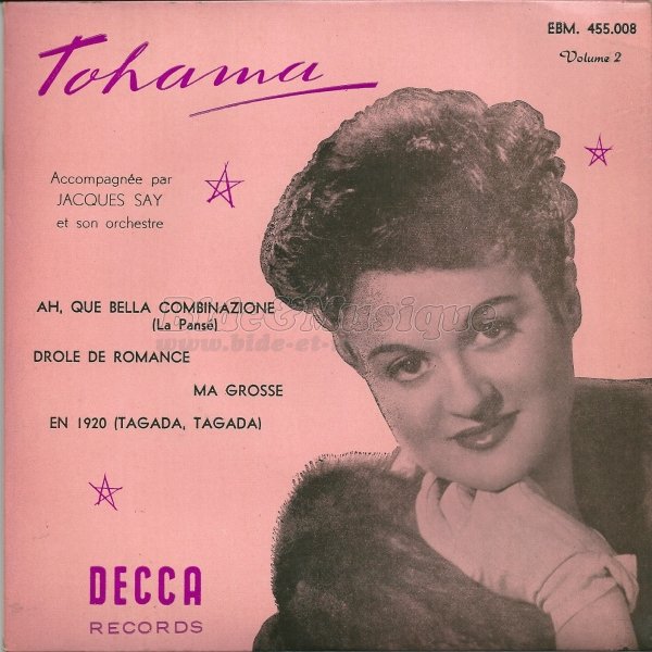 Tohama - Années cinquante