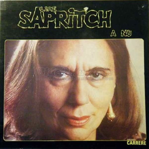 Alice Sapritch - Déprime :..-(