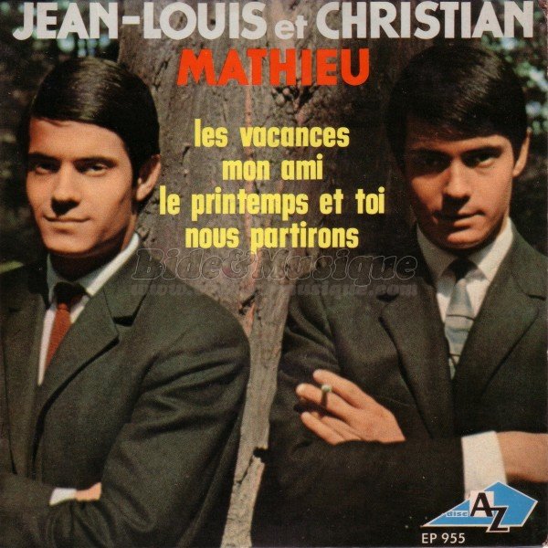 Jean-Louis et Christian Mathieu - Chez les yé-yé