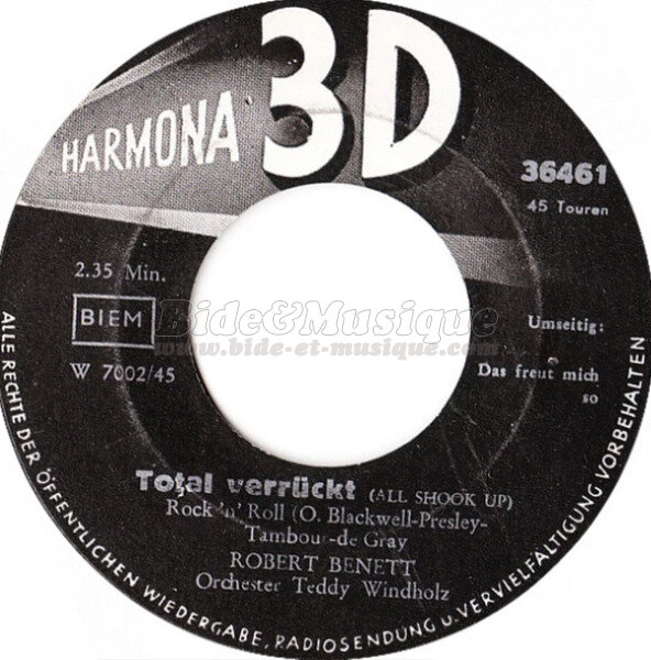 Robert Benett - Spécial Allemagne (Flop und Musik)