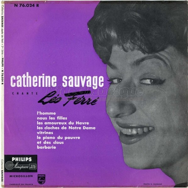 Catherine Sauvage - Années cinquante