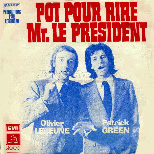 Patrick Green et Olivier Lejeune - bides parlés, Les