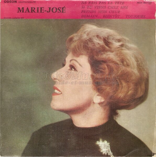 Marie-José - Ne fais pas la tête