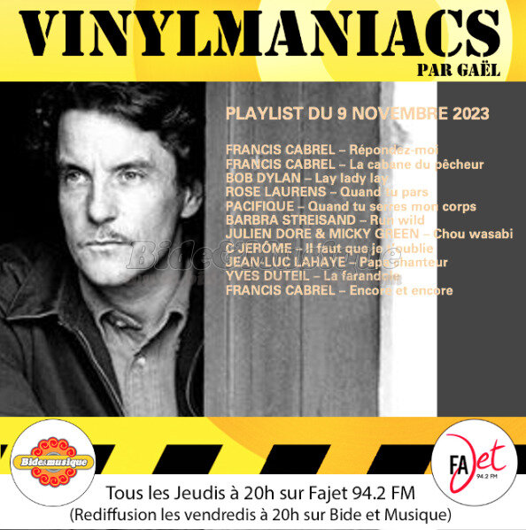 Vinylmaniacs - Emission n°280 (9 novembre 2023)