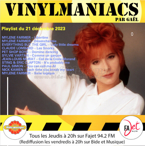 Vinylmaniacs - Emissions : Vinylmaniacs (rediffusion)