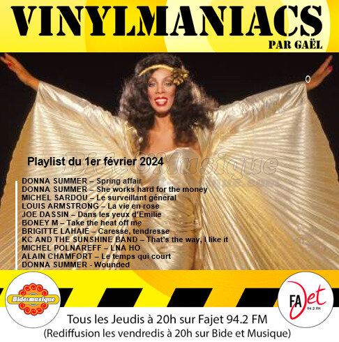 Vinylmaniacs - Emission n°291 (1er février 2024)