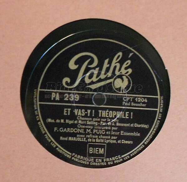 Fredo Gardoni - Et vas-y Théophile