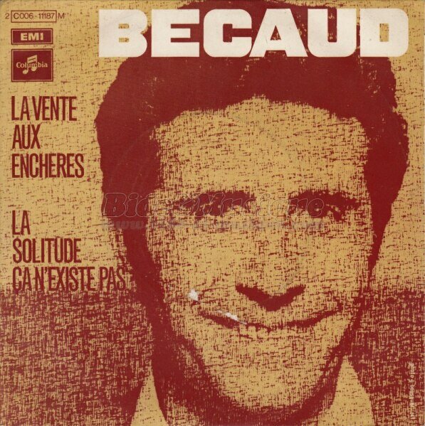 Gilbert Bécaud - La vente aux enchères