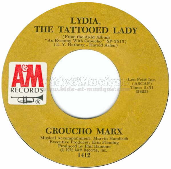 Groucho Marx - B&M - Le Musical