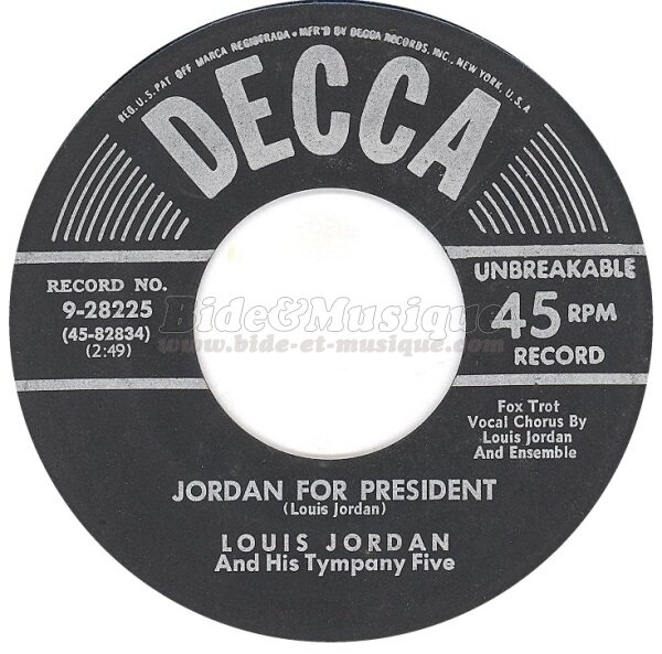 Louis Jordan - Bide in America