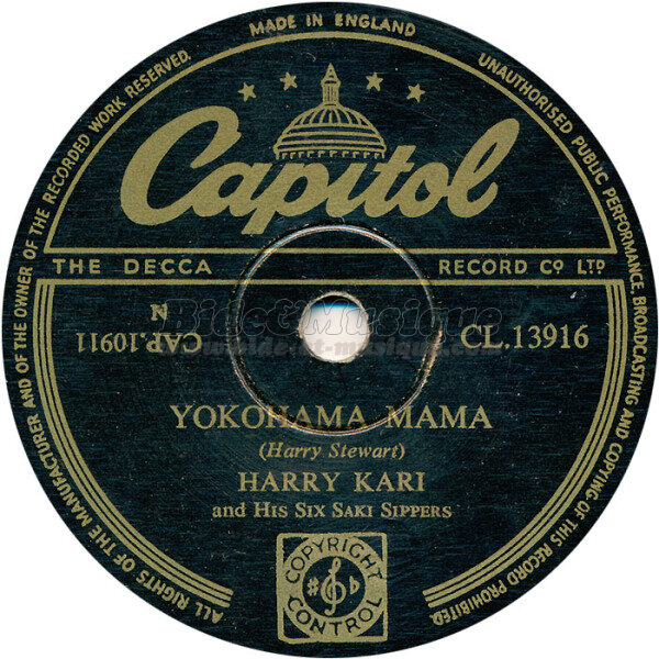 Harry Kari and his Six Saki Sippers - Yokohama Mama