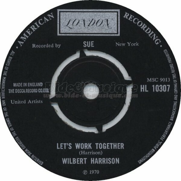 Wilbert Harrison - Let's work together
