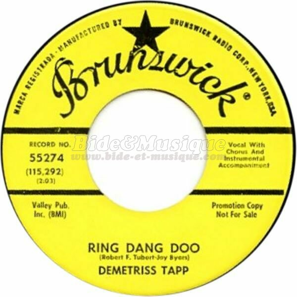Demetriss Tapp - Ring dang doo
