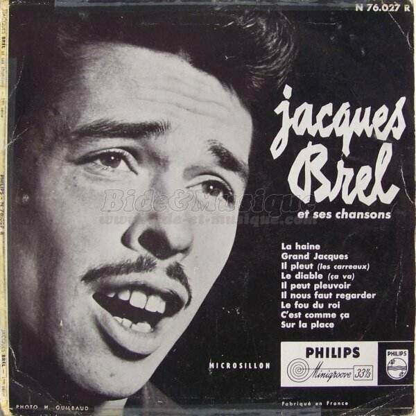 Jacques Brel - Années cinquante