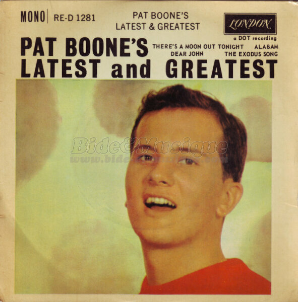 Pat Boone - B.O.F. : Bides Originaux de Films