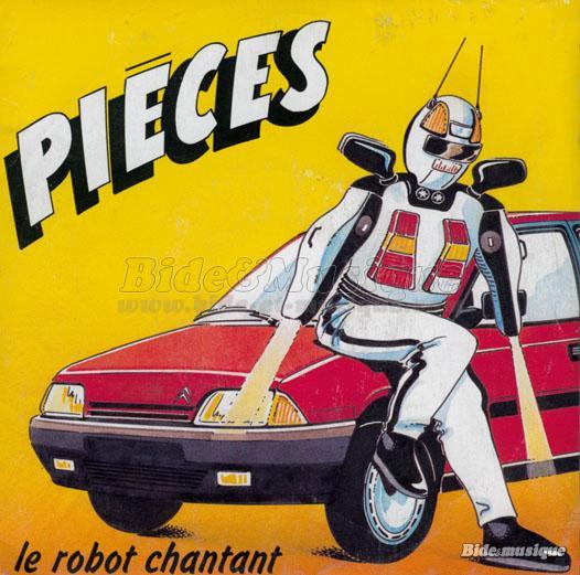 Le Robot chantant - Pièces