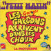 Pochette de Petit Matin - Les garçons arrivent dans les choux